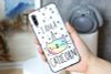 Ốp lưng Galaxy A50/ A50s Nhựa dẻo Solid Printing MEEKER TKS102 Caticorn Trắng