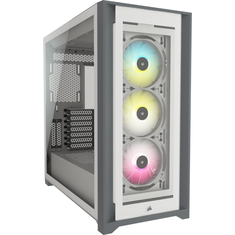 Case Corsair 5000x Rgb Tempered Glass White