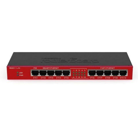 Router Mikrotik 5 Port Fe 5 Port Ge Poe Rb2011il-in