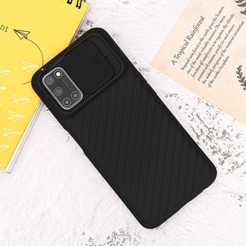Ốp lưng Oppo A52/A92 Nhựa dẻo Camo JM Đen