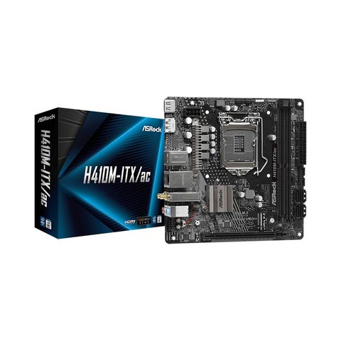 Mainboard Asrock H410m-itx/ac (intel H410, Socket 1200, Mini-itx)