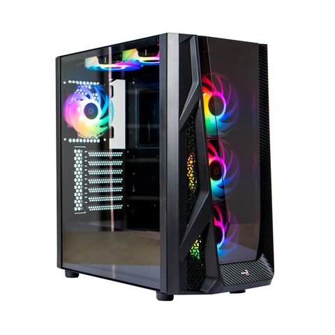 Vỏ Case Aero Cool Night Hawk Mid Tower Đen