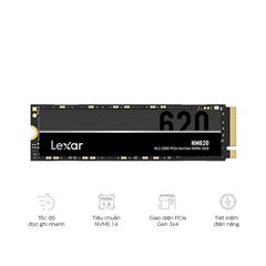  Ổ Cứng SSD LEXAR NM620 256GB – M.2 2280 PCIe Gen3 x4 