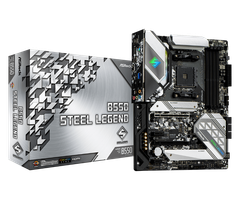  Mainboard Asrock B550 Steel Legend (amd B550, Socket Am4, Atx, 4 Khe) 