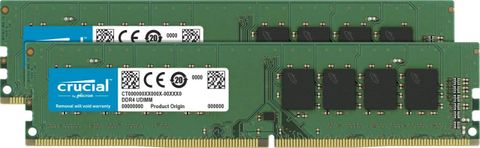 Crucial 16Gb Kit (2 X 8Gb) Ddr4-2400 Udimm