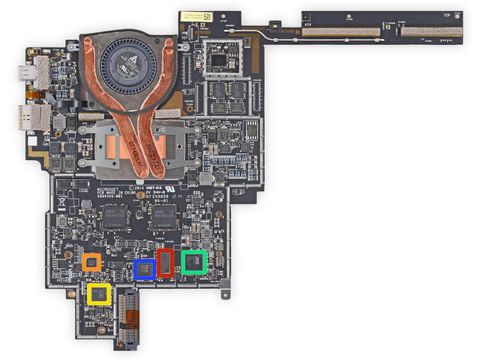 Mainboard Microsoft Surface Book - I7 / 8Gb / 256Gb