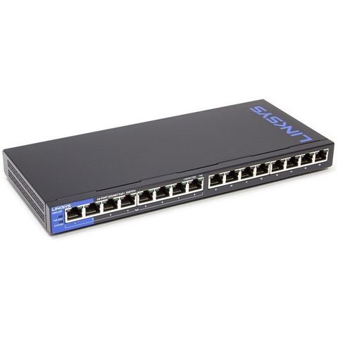 Linksys Lgs116p 16-port Business Desktop Gigabit Poe + Switch