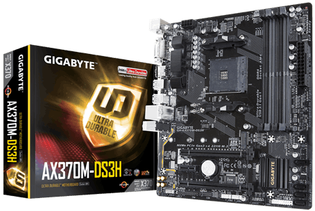 Mainboard Gigabyte Ax370m-ds3h Amd Socket Am4 _618s