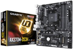  Mainboard Gigabyte Ax370m-ds3h Amd Socket Am4 _618s 