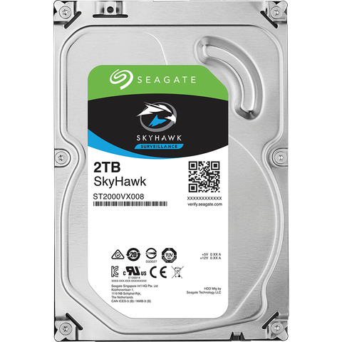 Seagate Skyhawk 2Tb 3.5” St2000Vx008 Sata 6Gb / S