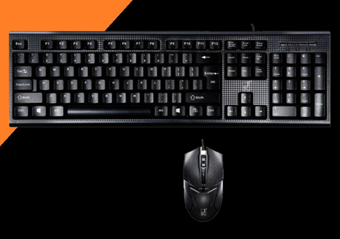 Keyboard + mouse Q9 (màu đen)