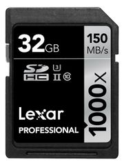  Lexar® Professional 1000X Sdhc™/Sdxc™ Uhs-Ii Cards 32Gb 