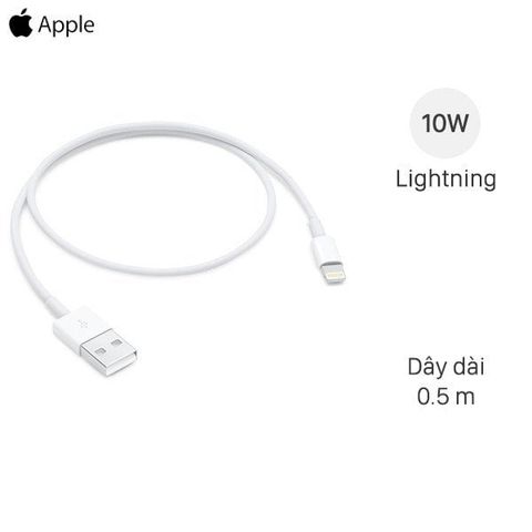 Cáp Lightning 0.5 m Apple ME291 Trắng