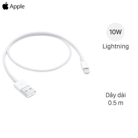 Cáp Lightning 0.5 m Apple ME291 Trắng
