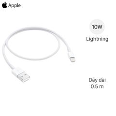  Cáp Lightning 0.5 m Apple ME291 Trắng 