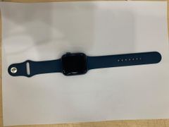  Apple Watch Series 7 GPS, 45mm Blue Aluminium Case with Abyss Blue Sport Band - Regular (MKN83VN/A) 