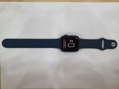  Apple Watch Series 7 GPS, 45mm Blue Aluminium Case with Abyss Blue Sport Band - Regular (MKN83VN/A) 