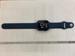  Apple Watch Series 7 GPS, 45mm Blue Aluminium Case with Abyss Blue Sport Band - Regular (MKN83VN/A) 