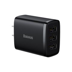  Bộ Sạc Đa Năng Baseus Compact Charger 3 Cổng Sạc 17w 