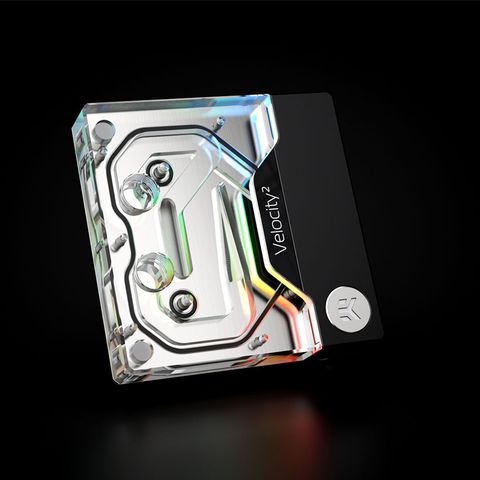 Block CPU EK-Quantum Velocity 2 D-RGB - 1700 Nickel + Plexi