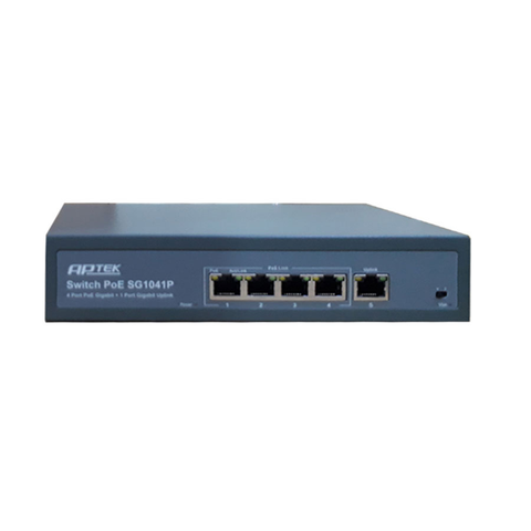 Switch 4 Cổng POE Gigabit APTEK SG1041P