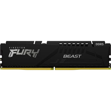 Ram PC Kingston Fury Beast Black 16GB 4800MHz DDR5 KF548C38BB-16