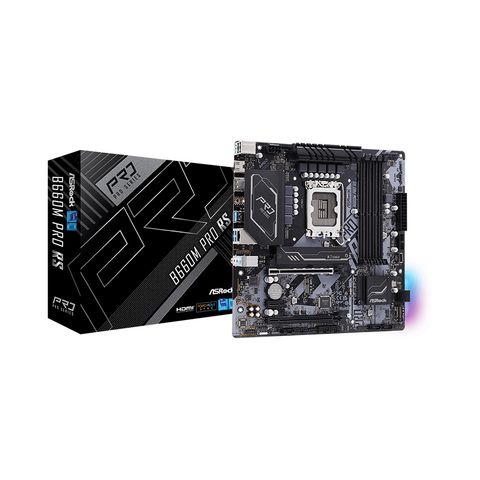 Mainboard Asrock B660m Pro Rs (intel B660, Socket 1700, M-atx, 4 Khe)