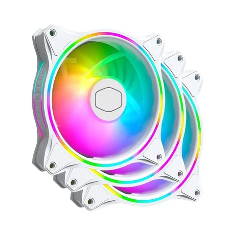 Fan Cooler Master Masterfan Mf120 Halo White Kit 3 Fan