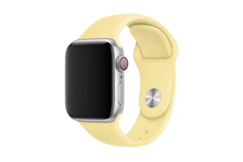 Dây đeo Apple Watch 40mm cao su Lemon Cream