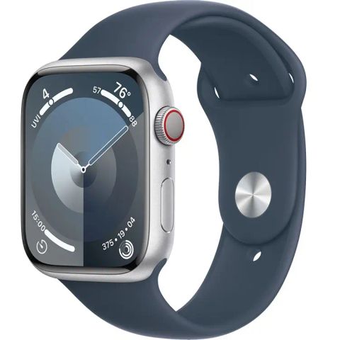 Apple Watch Series 9 GPS + Cellular 45mm Viền nhôm Dây cao su ( Bạc)