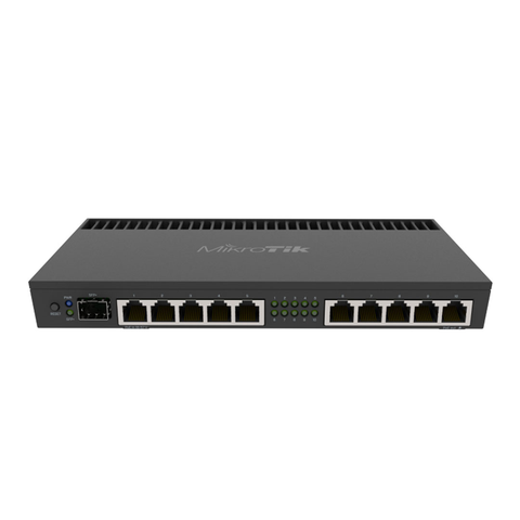 Bộ định tuyến  Router Mikrotik RB4011Igs+RM, 400user