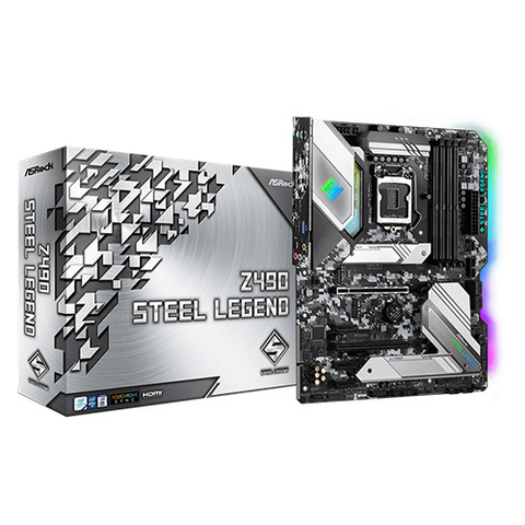 Bo mạch chủ máy tính Asrock Z490 Steel Legend