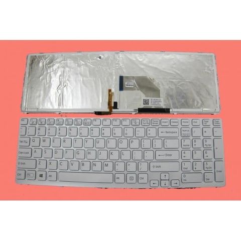 Bàn phím Sony Sve- 15,Sve-17  (Màu Trắng) Có Khung