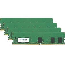 Crucial 32Gb Kit (4 X 8Gb) Ddr4-2666 Ecc Dimm