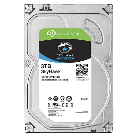 Seagate Skyhawk 3Tb 3.5” St3000Vx010 Sata 6Gb / S