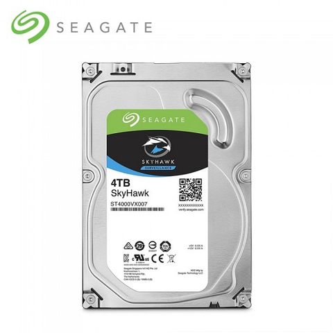 Seagate Skyhawk 4Tb 3.5” St4000Vx007 Sata 6Gb / S