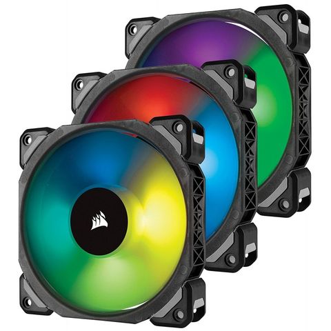 Fan Corsair ML120 RGB Led - Kit 3 Fan