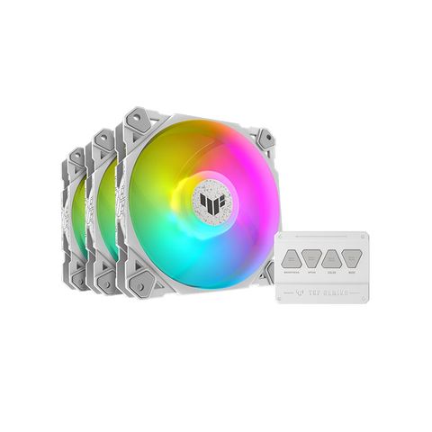Thay Fan Case Asus TUF GAMING TF120 ARGB 3IN1 WHITE