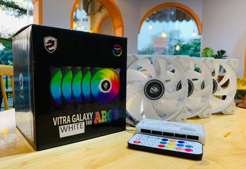 Fan Case Vitra Galaxy White 3 in 1 Led ARGB
