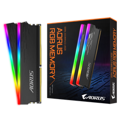  Ram 16gb/3333 PC Gigabyte Heatsink Black RGB DDR4 ARS16G33 