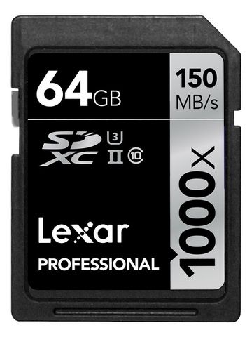 Lexar® Professional 1000X Sdhc™/Sdxc™ Uhs-Ii Cards 64Gb