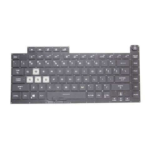 Bàn phím laptop Asus G15 G512 Phím đen chữ trắng led rgb không khung