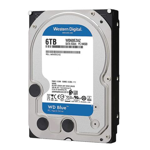 Ổ Cứng Hdd Wd Blue 6tb 3.5″ Sata 3 Wd60ezaz