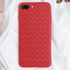  Ốp lưng iPhone 7 Plus - 8 Plus nhựa dẻo Woven OSMIA Đỏ 