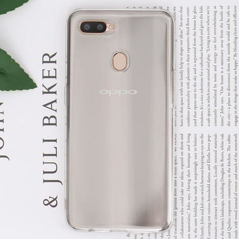 Ốp lưng Oppo A7 Nhựa dẻo Slim COSANO nude