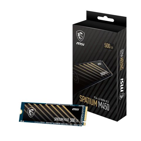 Ổ Cứng SSD MSI SPATIUM M450 500GB – M.2 2280 PCIe Gen4 x4