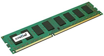 Crucial 4Gb Kit (2Gbx2) Ddr3 Pc3-12800 Registered Ecc 1.35V 256Meg X 72