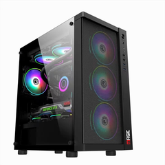  Case Magic GM-01 Black Mesh mATX | Mặt lưới- kèm sẵn 4 Fan 