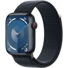  Apple Watch Series 9 GPS + Cellular 45mm Viền nhôm Dây vải ( Xanh đen) 