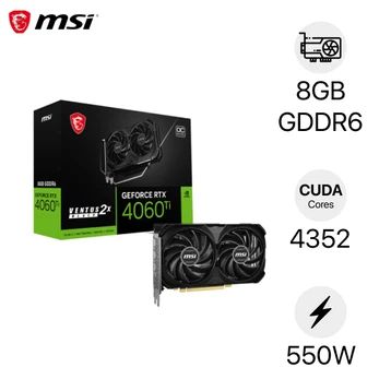 Card màn hình MSI GEFORCE RTX 4060 TI 8G VENTUS 2X BLACK E1 OC